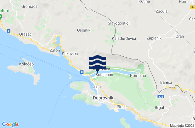 Mokošica, Croatia潮水