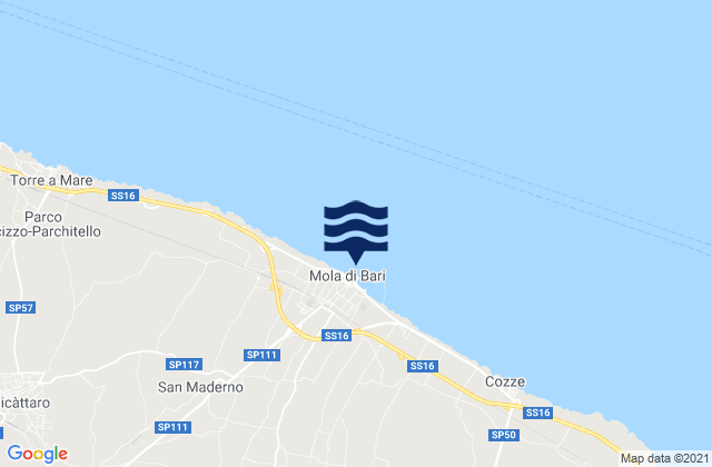 Mola di Bari, Italy潮水