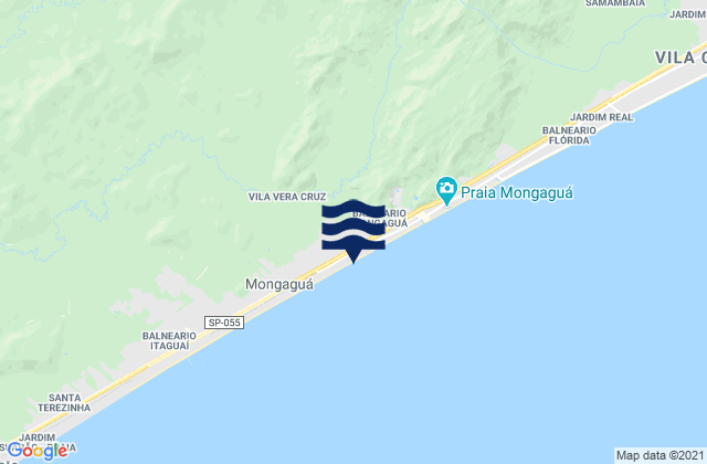 Mongaguá, Brazil潮水