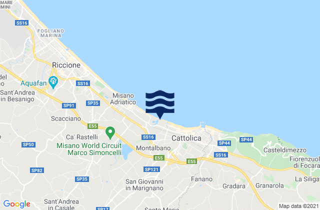Montalbano, Italy潮水