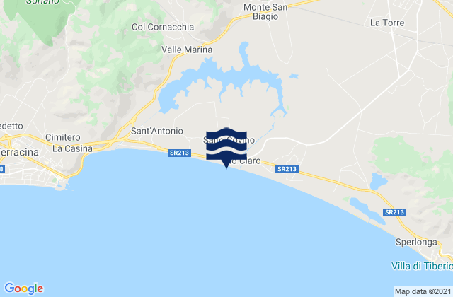 Monte San Biagio, Italy潮水