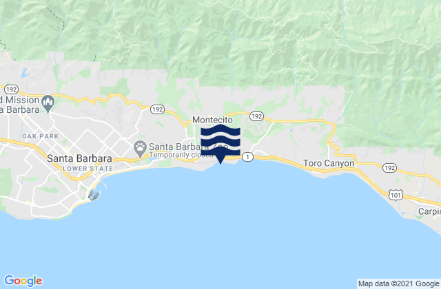 Montecito, United States潮水
