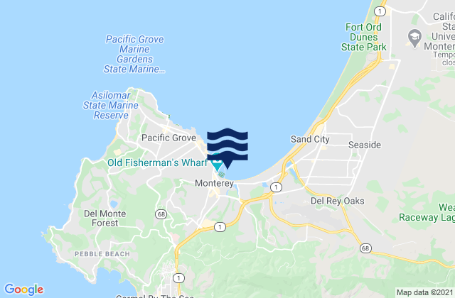 Monterey Monterey Bay, United States潮水