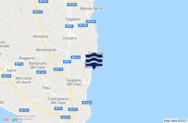 Montesardo, Italy潮水