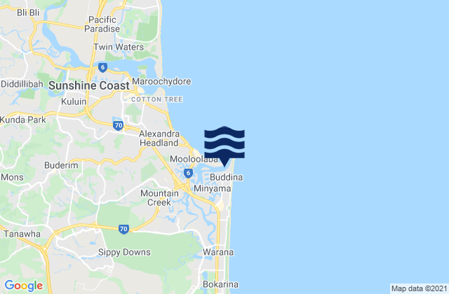 Mooloolaba Harbour, Australia潮水