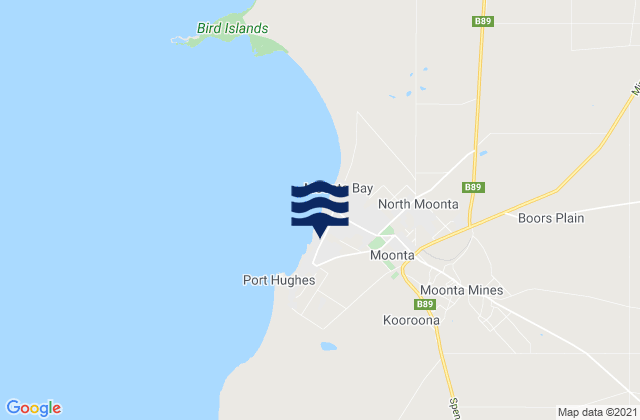Moonta Bay, Australia潮水