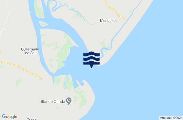 Morrubone, Mozambique潮水