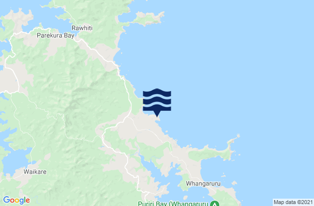 Motukiore Island, New Zealand潮水