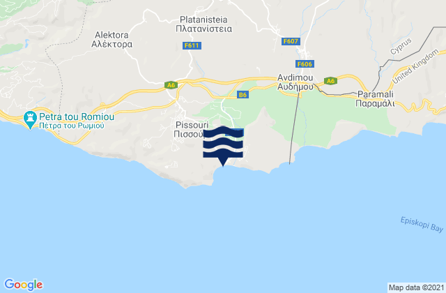 Moúsere, Cyprus潮水