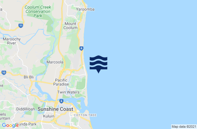 Mudjimba Island, Australia潮水
