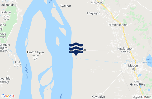Mudon, Myanmar潮水