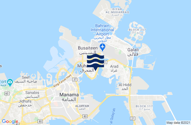Muharraq Governorate, Bahrain潮水