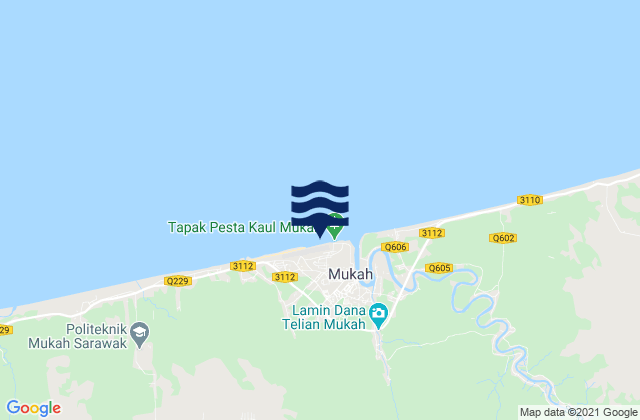 Mukah, Malaysia潮水