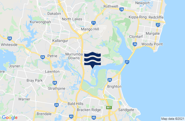 Murrumba Downs, Australia潮水