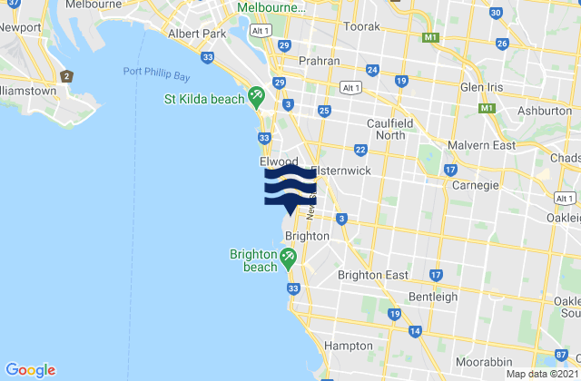 Murrumbeena, Australia潮水