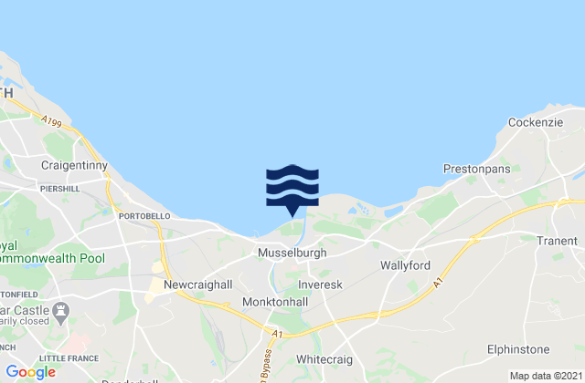 Musselburgh, United Kingdom潮水
