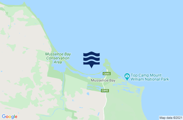 Musselroe Bay, Australia潮水