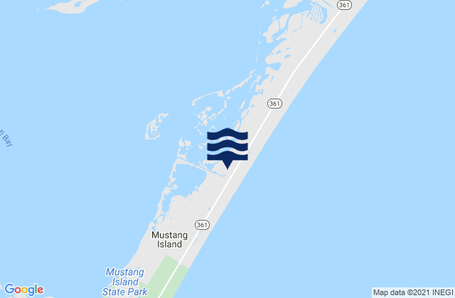 Mustang Island, United States潮水