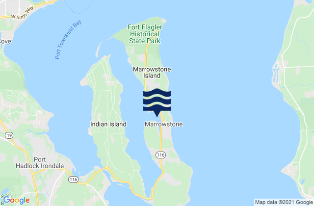 Mystery Bay Marrowstone Island, United States潮水