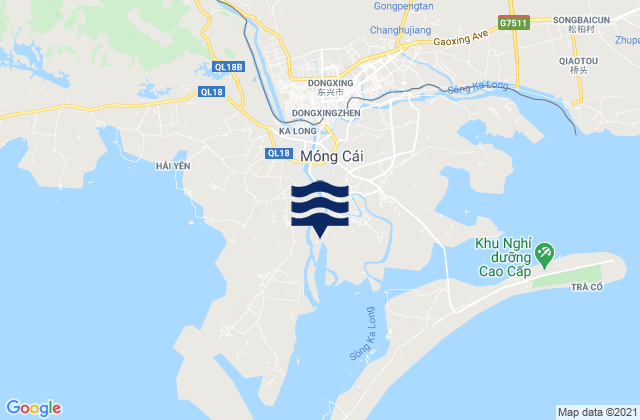 Móng Cái, Vietnam潮水