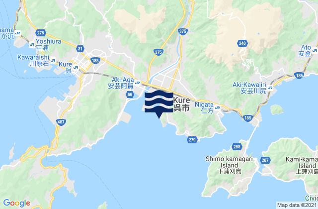 Nagahama (Hiro Wan), Japan潮水