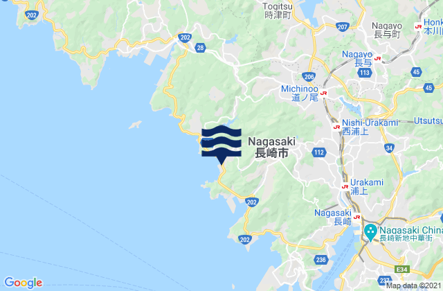 Nagasaki-shi, Japan潮水