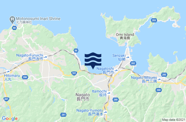 Nagato Shi, Japan潮水