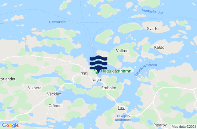 Nagu, Finland潮水