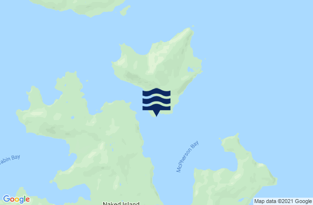 Naked Island (Mcpherson Passage), United States潮水