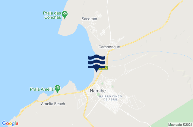 Namibe Province, Angola潮水