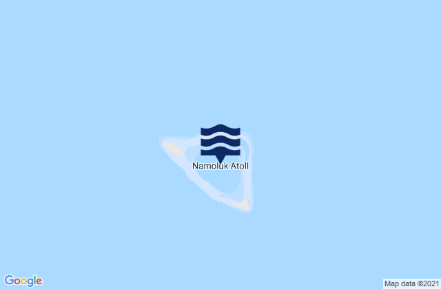 Namoluk, Micronesia潮水