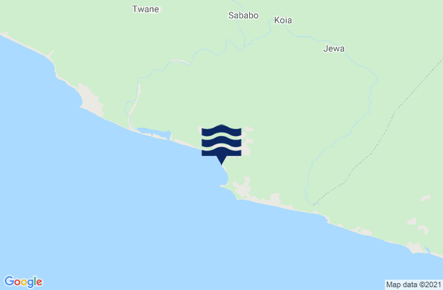 Nana Kru, Liberia潮水