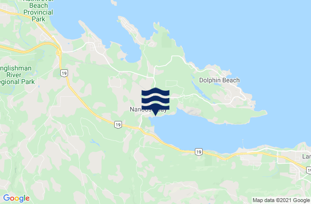 Nanoose Bay, Canada潮水