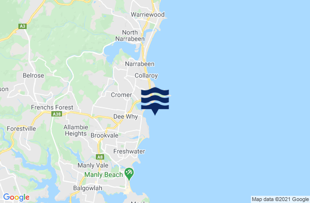 Narraweena, Australia潮水