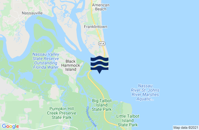 Nassau Sound, United States潮水