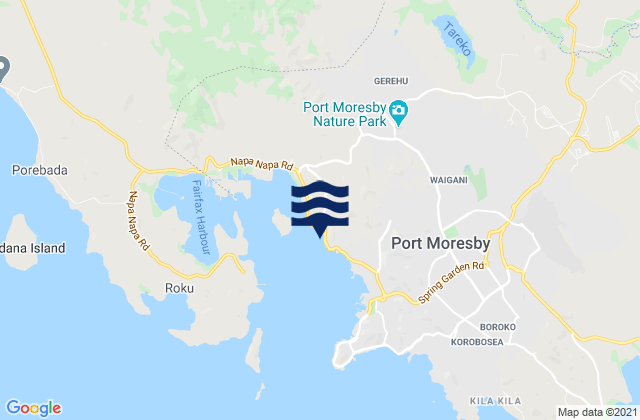 National Capital District, Papua New Guinea潮水