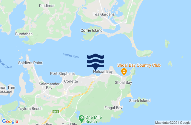 Nelson Bay, Australia潮水