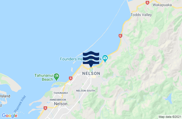 Nelson, New Zealand潮水