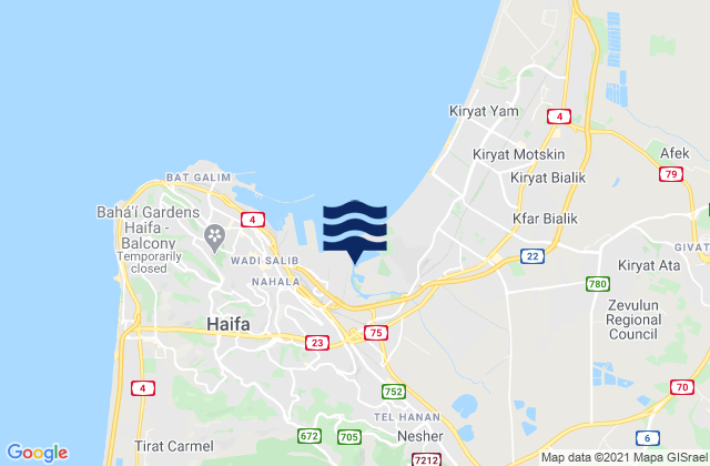 Nesher, Israel潮水