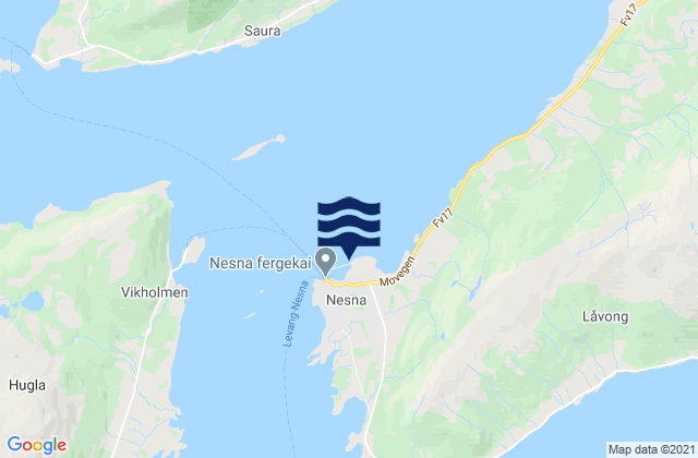 Nesna, Norway潮水