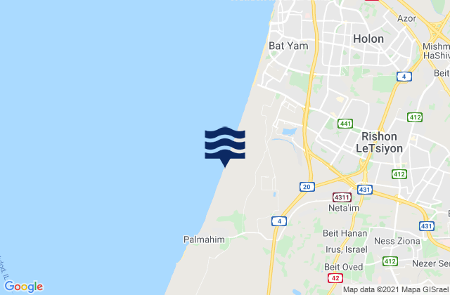 Ness Ziona, Israel潮水