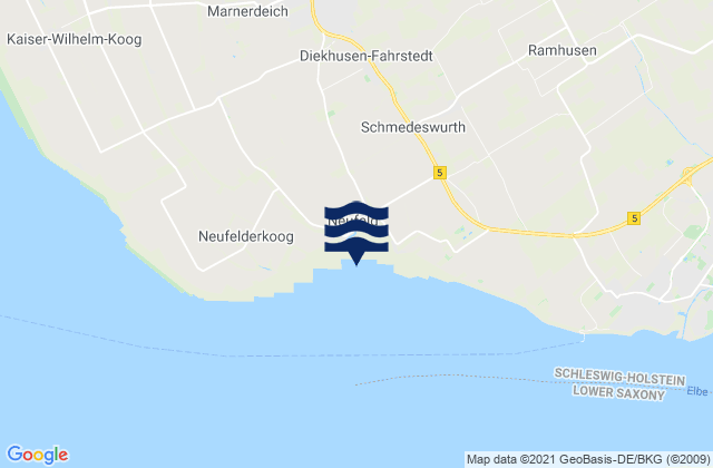 Neufeld (Hafen), Denmark潮水