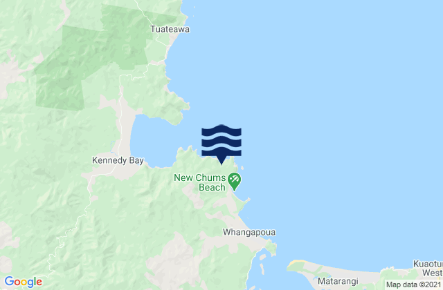 New Chums Beach, New Zealand潮水