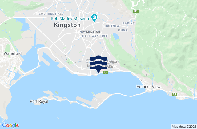 New Kingston, Jamaica潮水