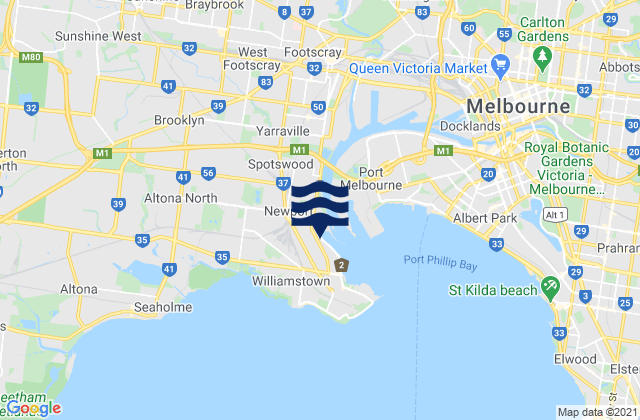 Newport, Australia潮水