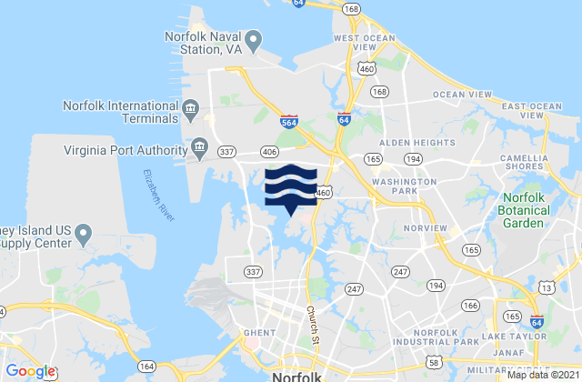 Newport Point, United States潮水