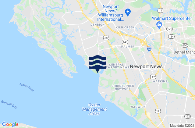 Newport River (Yacht Club), United States潮水