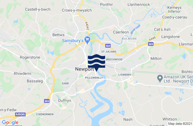 Newport, United Kingdom潮水