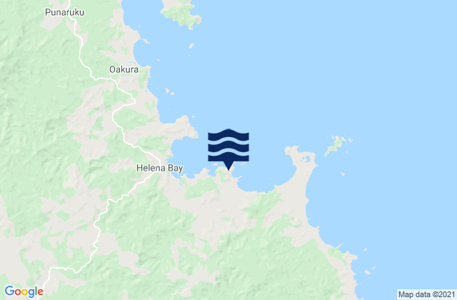 Ngahau Bay, New Zealand潮水