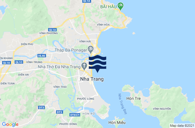 Nha Trang, Vietnam潮水